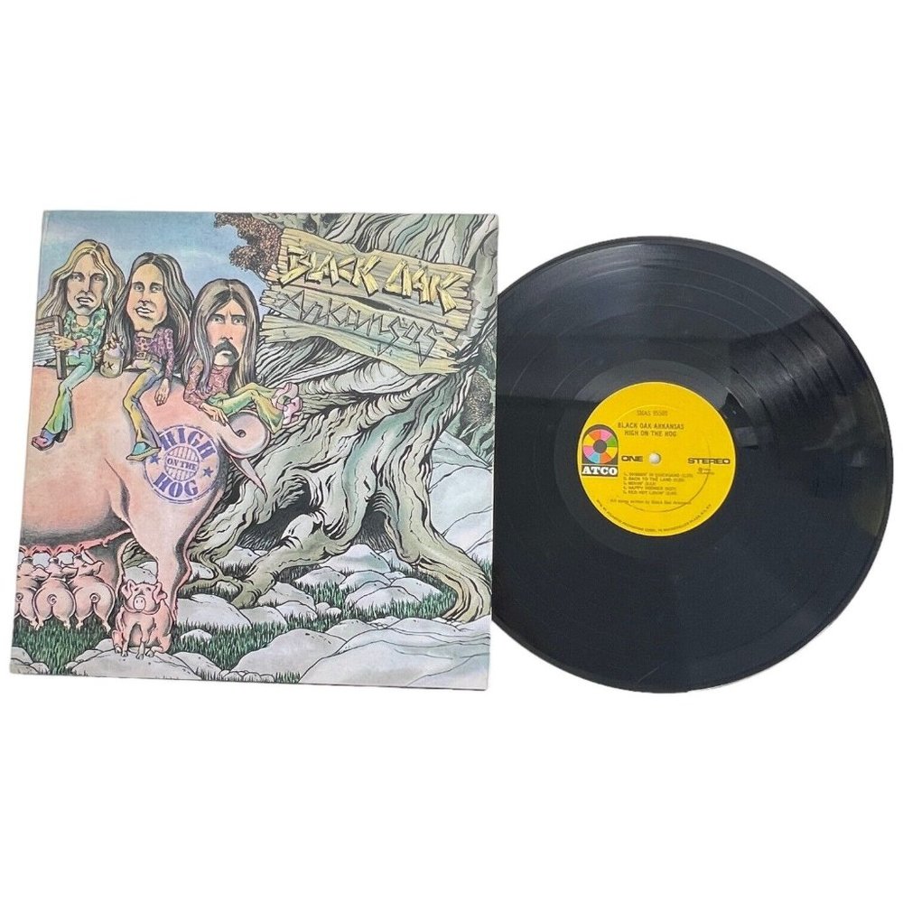 1973 Black Oak Arkansas High On The Hog Vinyl LP Record Album ATCO SD 7035